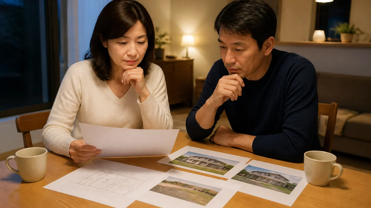 古家付き土地|売却方法を比較する相続人のイメージ