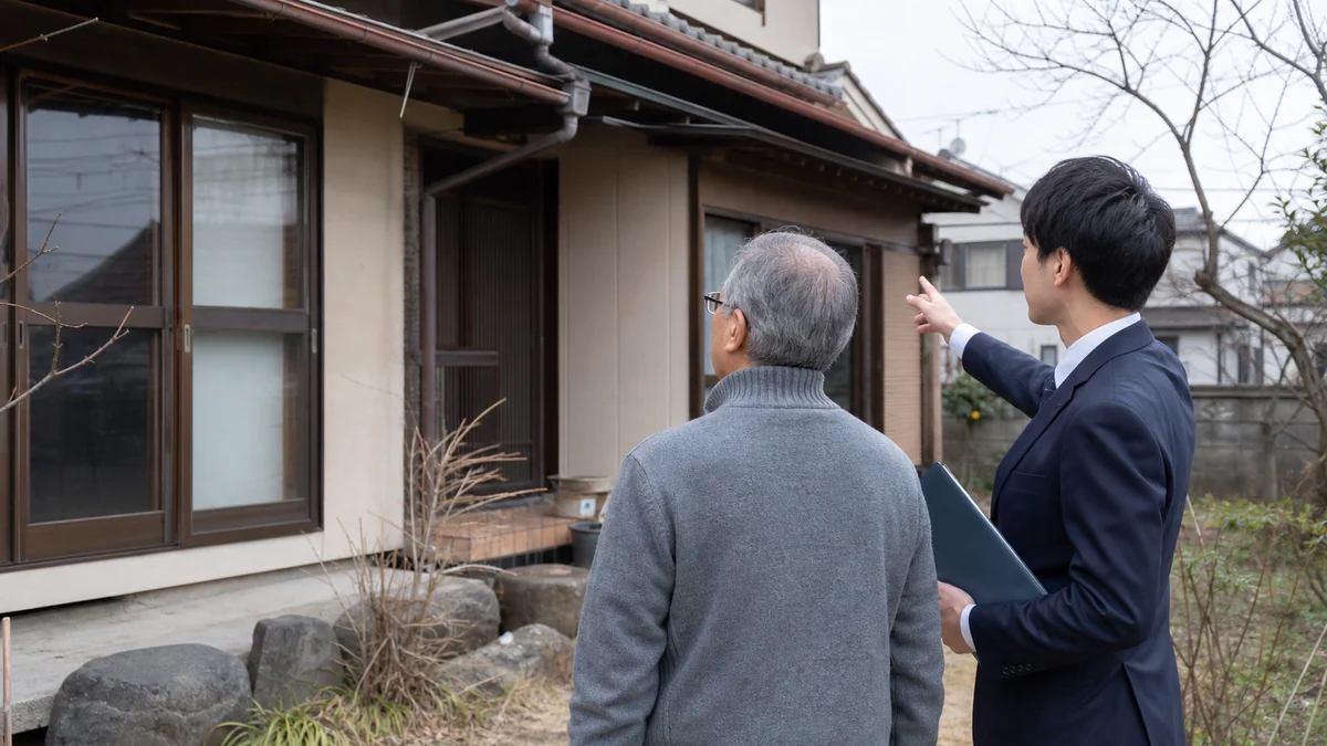 空き家管理｜相続した空き家の状態を確認するイメージ