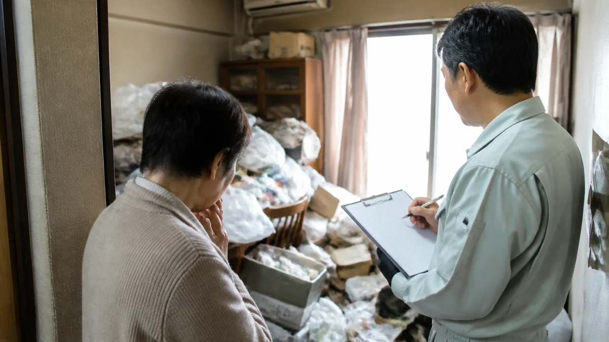 ゴミ屋敷｜館林市で相続不動産の片付けと売却を相談するイメージ