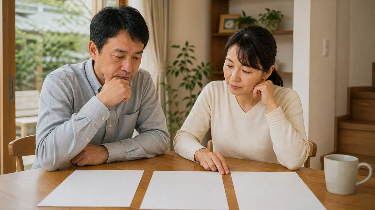 老朽化住宅｜売却方法を比較する相続人のイメージ