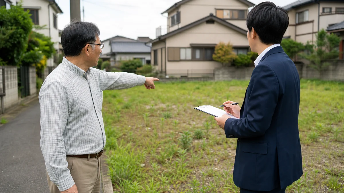 売れない土地|相続した土地の売却条件を相談するイメージ