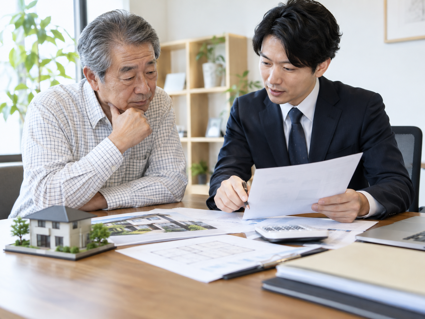 相続不動産の取得費と税金を確認して売却手取りを比較するイメージ